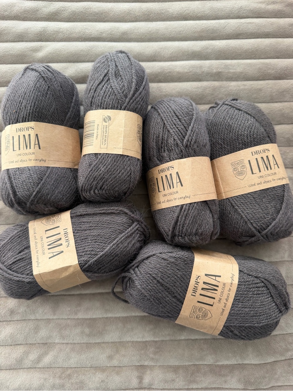 Lima Soft Wool Yarn - Graytaupebrown